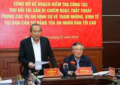 Bảo đảm thu hồi tối đa tài sản bị chiếm đoạt, thất thoát - ảnh 1